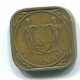 5 CENTS 1972 SURINAM NIEDERLANDE Nickel-Brass Koloniale Münze #S13023.D.A - Surinam 1975 - ...