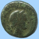 WREATH Auténtico ORIGINAL GRIEGO ANTIGUO Moneda 5.5g/18mm #AG020.12.E.A - Griechische Münzen