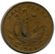 HALF PENNY 1944 UK GREAT BRITAIN Coin #AZ735.U.A - C. 1/2 Penny