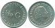 1/10 GULDEN 1966 NIEDERLÄNDISCHE ANTILLEN SILBER Koloniale Münze #NL12719.3.D.A - Netherlands Antilles