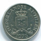 25 CENTS 1976 NIEDERLÄNDISCHE ANTILLEN Nickel Koloniale Münze #S11641.D.A - Antilles Néerlandaises