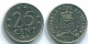 25 CENTS 1976 NIEDERLÄNDISCHE ANTILLEN Nickel Koloniale Münze #S11641.D.A - Netherlands Antilles