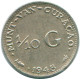1/10 GULDEN 1948 CURACAO NIEDERLANDE SILBER Koloniale Münze #NL12012.3.D.A - Curaçao
