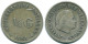 1/4 GULDEN 1954 NIEDERLÄNDISCHE ANTILLEN SILBER Koloniale Münze #NL10878.4.D.A - Antilles Néerlandaises