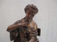 Statuette  Femme  - La Lecture  Signé  DORIO  -   Belle Patine - Haut. 28 Cm  Poids 2 Kg 400 - Other & Unclassified