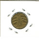 10 RENTENPFENNIG 1924 E GERMANY Coin #DA493.2.U.A - 10 Rentenpfennig & 10 Reichspfennig