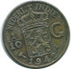 1/10 GULDEN 1942 INDES ORIENTALES NÉERLANDAISES ARGENT Colonial Pièce #NL13885.3.F.A - Indes Néerlandaises