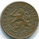 1 CENT 1957 ANTILLAS NEERLANDESAS Bronze Fish Colonial Moneda #S11030.E.A - Antillas Neerlandesas