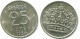 25 ORE 1954 SWEDEN SILVER Coin #AC505.2.U.A - Suède