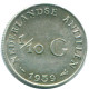1/10 GULDEN 1959 NIEDERLÄNDISCHE ANTILLEN SILBER Koloniale Münze #NL12198.3.D.A - Netherlands Antilles
