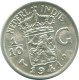 1/10 GULDEN 1941 S NETHERLANDS EAST INDIES SILVER Colonial Coin #NL13707.3.U.A - Indes Néerlandaises