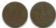 1 KEPING 1804 SUMATRA BRITISH EAST INDIES Copper Colonial Moneda #S11766.E.A - India