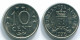 10 CENTS 1978 ANTILLES NÉERLANDAISES Nickel Colonial Pièce #S13555.F.A - Netherlands Antilles