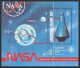Ascension 420-423, 424, MNH. Mi 429-432,433 Bl.17. Manned Space Flight-25, 1987. - Ascension