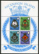 Ascension 166-169, 169a, MNH. Michel 166-169, Bl.6. Royal Naval Crests 1972. - Ascension