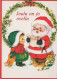SANTA CLAUS CHILDREN CHRISTMAS Holidays Vintage Postcard CPSM #PAK246.A - Santa Claus