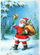 SANTA CLAUS CHRISTMAS Holidays Vintage Postcard CPSM #PAJ702.A - Santa Claus