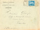 Daguin De SANTES En Arrivée  Sur Lettre Tribunal De ROCHEFORT - 1921-1960: Modern Period