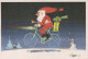 PÈRE NOËL Bonne Année Noël GNOME Vintage Carte Postale CPSM #PBM022.A - Santa Claus
