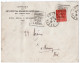 Daguin  De SOISSONS Sur Lettre - 1877-1920: Semi Modern Period