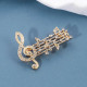 Broche NEUVE En Métal Pins - Partition Musicale Clef De Sol Musique (Réf 2) - Musique