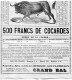13 - Chateaurenard En Provence - Affichette Taureaux Manade Viret - Course A La Cocarde - 500 F. De Prix  - 5 Juin 1921 - Posters