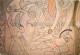 Art - Peinture Religieuse - Villefranche Sur Mer - Chapelle Saint Pierre Décorée Par Jean Cocteau - Un Ange Délivre Sain - Tableaux, Vitraux Et Statues