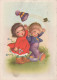 ENFANTS Portrait Vintage Carte Postale CPSMPF #PKG822.A - Portraits