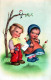 BAMBINO Ritratto Vintage Cartolina CPSMPF #PKG821.A - Portraits