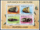 Gabon 685-685C,685d Sheet,MNH.Michel 1057-1060,Bl.65. Prehistoric Tools,1990. - Gabon