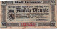 50 PFENNIG 1918 Stadt ESCHWEILER Rhine DEUTSCHLAND Notgeld Banknote #PG476 - [11] Local Banknote Issues