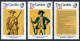 Gambia 335-337,337a Sheet, MNH. Michel 326-328, Bl.1. USA-200. 1976. Militiaman, - Gambie (1965-...)