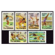 Gambia 508-514, MNH. Mi 500-505,Bl.8. Olympics Los Angeles-1984. Diving, Yacht. - Gambia (1965-...)