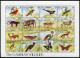 Gambia 1062-1067,MNH. Wildlife 1991:Bird,Butterflies,Hippopotamus,Lion,Crocodile - Gambia (1965-...)