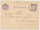Briefkaart G. 14 Particulier Bedrukt Rotterdam 1880 - Beurspost - Entiers Postaux