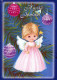 ANGELO Buon Anno Natale Vintage Cartolina CPSM #PAH845.IT - Angels