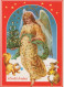 ANGELO Buon Anno Natale Vintage Cartolina CPSM #PAH663.IT - Angels