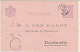 Briefkaart G. 23 Particulier Bedrukt Dordrecht 1893 - Entiers Postaux