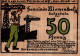 50 PFENNIG 1921 Stadt BLUMENTHAL IN HANNOVER Hanover DEUTSCHLAND Notgeld #PF822 - [11] Local Banknote Issues