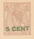 Briefkaart G. 218 - Verschoven Opdruk - Entiers Postaux