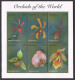 Ghana 2040-2043 Sheets,MNH.  Flowers:Orchids,1998. - Preobliterati