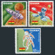Ghana 305-307, 307a, MNH. Mi 310-312, Bl.26. Peaceful Use Of Outer Space, 1967. - VorausGebrauchte