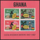 Ghana 323-326 Pair/label,326a Sheet,MNH. Cocoa Production,1968.Beans.Microscope. - Precancels