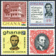 Ghana 208-211,211a Sheet, MNH. Michel 216-219, Bl.18. Abraham Lincoln, 1965. - Préoblitérés