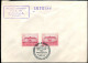 Cover To Marcinelle, Belgium - Lettres & Documents