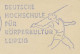 Meter Cover Deutsche Post / Germany 1960 Physical Education - Javelin Throw - Other & Unclassified
