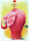 ELEFANTE Animale Vintage Cartolina CPSM #PBS755.IT - Elephants