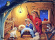 CRISTO SANTO Gesù Bambino Natale Religione Vintage Cartolina CPSM #PBP705.IT - Jésus