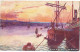 Postcard Stettin Szczecin Künstler AK - Hafenpartie 1912 - Pommern