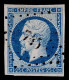 France N° 15 Obl Pc 745 - Signé Calves - TB Qualité - Cote 290 Euros - 1853-1860 Napoleon III